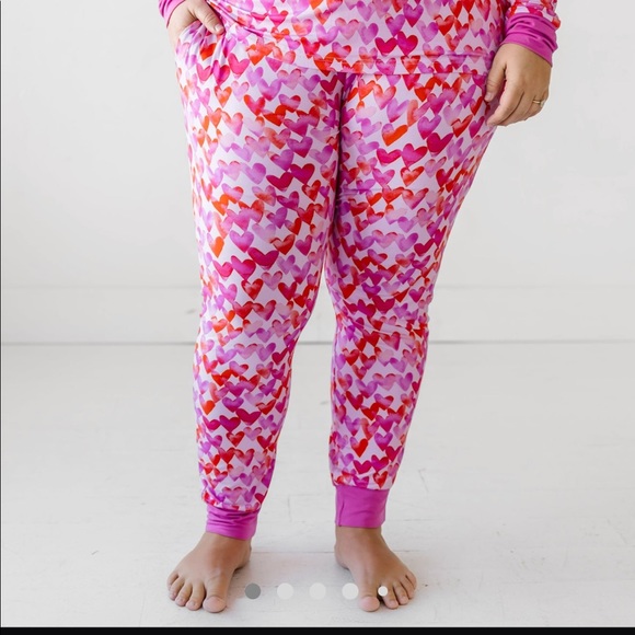 Little Sleepies Valentine’s Day Pj Pants - Picture 1 of 5